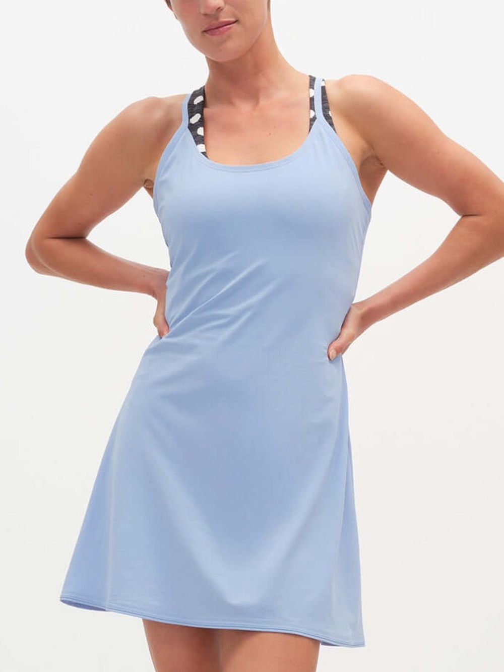Outdoor Voices The Exercise Dress Slate Blue - Size XL